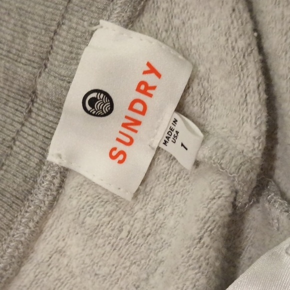 Sundry Super Soft Grey High Rise Joggers Sweatpants A10 - Picture 5 of 6